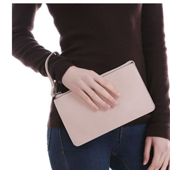 DAVID JONES Women's Synthetic Leather Crossbody Wristlet Clutch with Wrist Strap - Picture 10 of 11